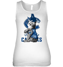 Load image into Gallery viewer, Vancouver Canucks tattoo cat funny fan t shirt