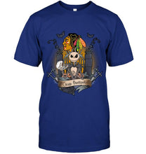 Load image into Gallery viewer, Chicago Blackhawks Jack Skellington shirt
