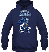 Load image into Gallery viewer, Vancouver Canucks snoopy shirt