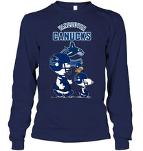 Load image into Gallery viewer, Vancouver Canucks snoopy shirt