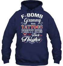 Load image into Gallery viewer, F bomb Grammy with tattoos pretty eyes and thick thighs T Shirt