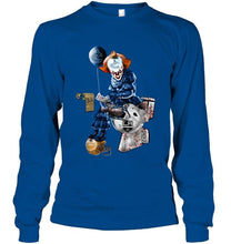 Load image into Gallery viewer, IT Vancouver Canucks Leafs in toilet halloween shirt