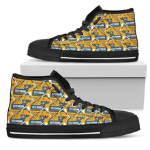 Load image into Gallery viewer, WEST VIRGINIA MOUNTAINEERS HIGHTOP CANVAS SHOES