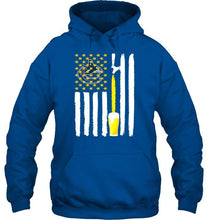 Load image into Gallery viewer, Vancouver Canucks Beer american flag shirt