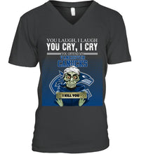 Load image into Gallery viewer, You offend my Vancouver Canucks i kill you baby achmed funny fan t shirt