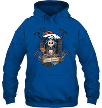 Load image into Gallery viewer, Denver Broncos Jack Skellington shirt