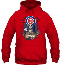 Load image into Gallery viewer, Chicago Cubs Jack Skellington shirt