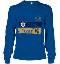 Load image into Gallery viewer, Vancouver Canucks the good the bad the ugly fan t shirt