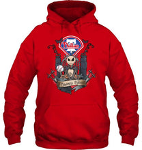 Load image into Gallery viewer, Philadelphia Phillies Jack Skellington shirt