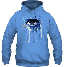 Load image into Gallery viewer, Vancouver Canucks eye paint drop art style t shirt