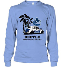Load image into Gallery viewer, Beetle Vancouver Canucks on beach shirt