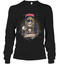 Load image into Gallery viewer, Florida Panthers Jack Skellington shirt