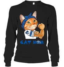 Load image into Gallery viewer, Vancouver Canucks cat mom strong mom for fan t shirt