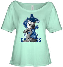 Load image into Gallery viewer, Vancouver Canucks tattoo cat funny fan t shirt