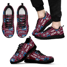 Load image into Gallery viewer, Colorful Pride Flag Colorado Avalanche Sneakers