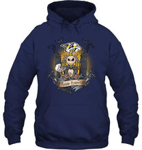 Load image into Gallery viewer, Nashville Predators Jack Skellington shirt