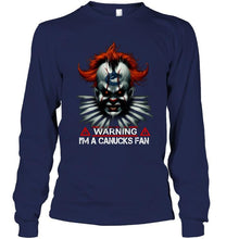 Load image into Gallery viewer, Warning I'm Vancouver Canucks fan it halloween shirt