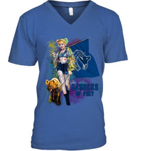 Load image into Gallery viewer, Vancouver Canucks of prey harley quinn fan t shirt