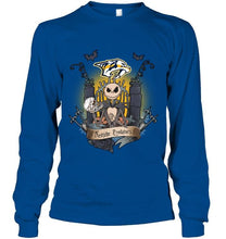 Load image into Gallery viewer, Nashville Predators Jack Skellington shirt