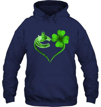 Load image into Gallery viewer, Vancouver Canucks irish saint patrick clover love t shirt