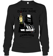 Load image into Gallery viewer, Darth vader loves jameson Hello darkness my old friend i've come to drink with you again t shirt