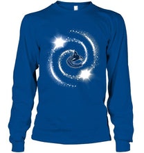 Load image into Gallery viewer, Vancouver Canucks glittering star tornado shirt