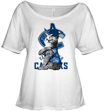 Load image into Gallery viewer, Vancouver Canucks tattoo cat funny fan t shirt