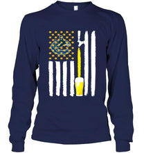 Load image into Gallery viewer, Vancouver Canucks Beer american flag shirt