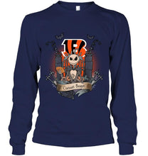 Load image into Gallery viewer, Cincinnati Bengals Jack Skellington shirt