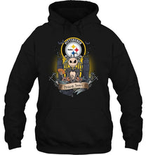 Load image into Gallery viewer, Pittsburgh Steelers Jack Skellington shirt