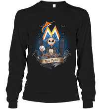Load image into Gallery viewer, Miami Marlins Jack Skellington shirt