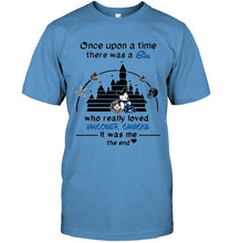 Load image into Gallery viewer, Once upon a time there was girl really loved Vancouver Canucks it was me mickey disney castle shirt
