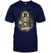 Load image into Gallery viewer, Boston Bruins Jack Skellington shirt