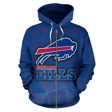 Load image into Gallery viewer, Buffalo Bills Zip-up Hoodie  All Over Print