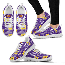 Load image into Gallery viewer, Colorful Pride Flag LSU Tigers Sneakers