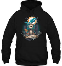 Load image into Gallery viewer, Miami Dolphins Jack Skellington shirt