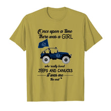 Load image into Gallery viewer, Once upon a time a girl really loved jeeps and Vancouver Canucks it was me