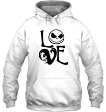 Load image into Gallery viewer, Love Jack Skellington Sally shirt