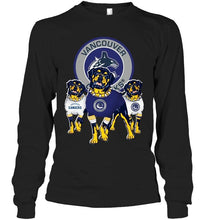 Load image into Gallery viewer, Vancouver Canucks Rottweilers fan shirt