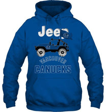 Load image into Gallery viewer, Jeep Vancouver Canucks fan shirt