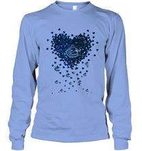 Load image into Gallery viewer, Vancouver Canucks dual colors tiny heart shaped shirt