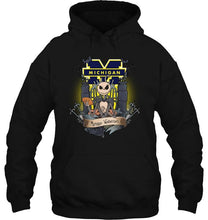 Load image into Gallery viewer, Michigan Wolverines Jack Skellington shirt