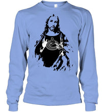 Load image into Gallery viewer, Vancouver Canucks jesus ripped shirt