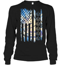 Load image into Gallery viewer, Vancouver Canucks 4th july independence day american flag shirt