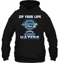 Load image into Gallery viewer, Zip your lips Vancouver Canucks haters shirt