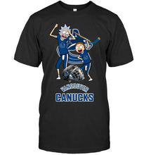 Load image into Gallery viewer, Vancouver Canucks Rick and morty fan shirt