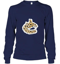 Load image into Gallery viewer, Vancouver Canucks leopard pattern layer shirt