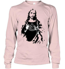 Load image into Gallery viewer, Vancouver Canucks jesus ripped shirt