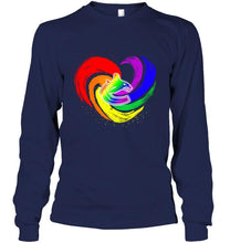 Load image into Gallery viewer, Vancouver Canucks lgbt tornado heart shirt