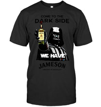 Load image into Gallery viewer, Darth vader loves jameson Hello darkness my old friend i've come to drink with you again t shirt